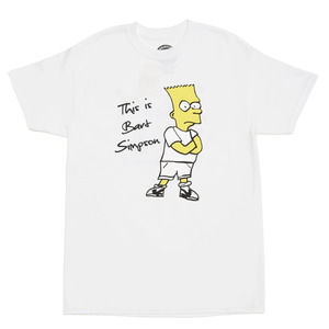 Paradis3 x DSMLA Bart Simpson T-Shirt (White) Doverstreetmarket